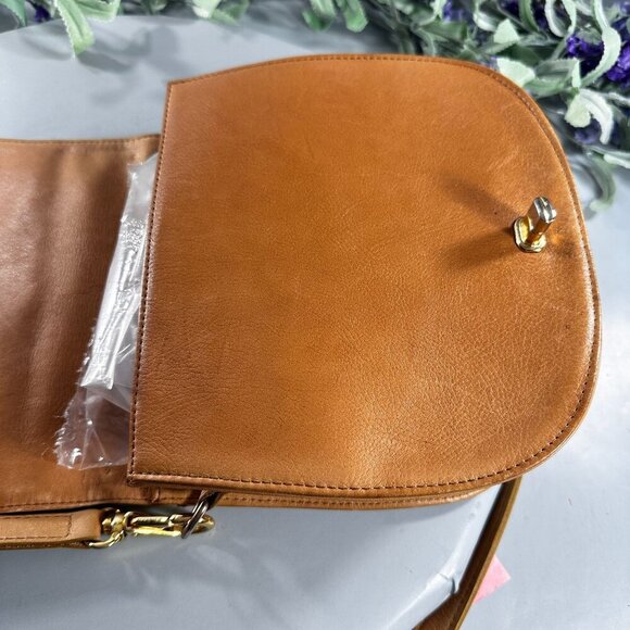 French US Equestrian Purses Riding Leather Satchel Shoulder Handbag Crossbody - Picture 8 of 16